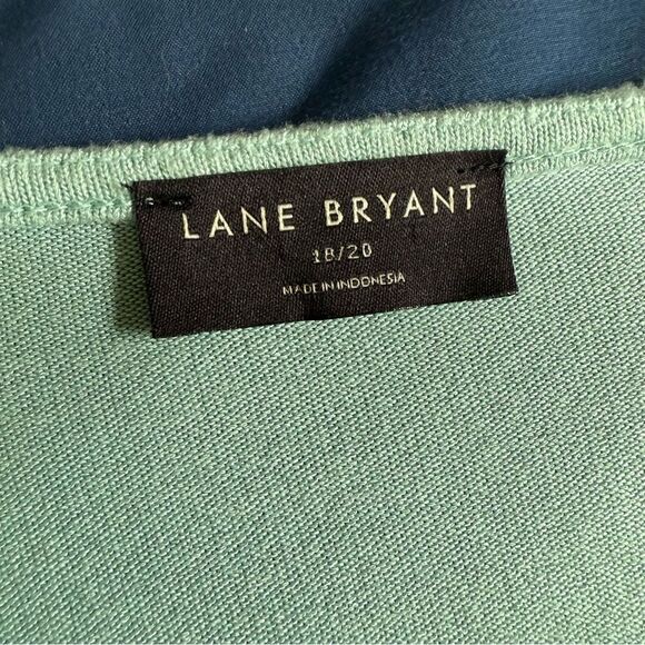Lane Bryant Light Blue Women's Wrap Top 18/20 - Picture 3 of 8